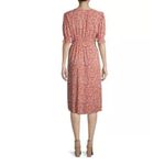 Time And Tru  Women’s Woven Wrap Dress, Orange Saffron Floral, XXL (20) Photo 1