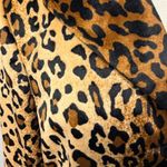 A Line  Leopard Print Velour Blazer Jacket Size 16 Photo 2