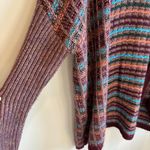 Soft Surroundings Multi-Color Textured Eirene Open Front Cardigan Sweater - L/XL Photo 3