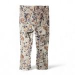 Paige  Floral Ankle & Cropped Jeans - Cream and Orange Photo 1