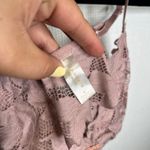 Danskin  Intimates Lace Bralette Adjustable Straps Pink Comfort Large‎ Photo 2