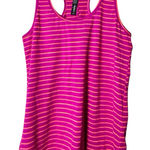 RBX Athletic Sporty Workout Striped Racerback Tank Sz M Pink Size M Photo 0
