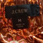 J.Crew  Tiered Pull-On Maxi Skirt | Organic Cotton Vintage Floral Print Medium Photo 4