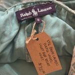 Ralph Lauren Vintage  Purple Label Light Blue Velvet Midi Skirt Size 8 Photo 3