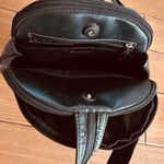 Aurielle Black Leather Backpack Charm Photo 10