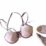 new Bluebella ☀︎︎ Romantic Floral Lace Demi Bra w/ Halter Strap ☀︎︎ Pink 32D ☀︎ Size undefined Photo 7