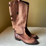 Arturo Chiang Enchante Riding Boots Tan Leather Knee High Round Toe Women’s 7.5 Photo 9