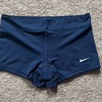 Nike Navy Blue  Dri-Fit Shorts Spandex women’s small Photo 0
