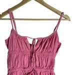 Ciao Lucia Fabia Pink Sleeveless Ruched Barbiecore Party Midi Dress Size Small Photo 6