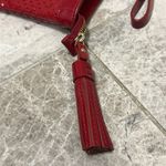 Kate Spade Red Patent Leather Zipper Clutch Wristlet Wallet Photo 10