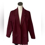 Liverpool NWOT  Boyfriend Blazer With Princess Dart Color: Bordeaux Photo 7