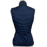 J.Lindeberg Madde Navy Vest Women’s Medium Quilted Hybrid Zip Activewear Golf Blue Photo 4