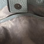 Michael Kors  Large Pebbled Leather Dalia Dusty Blue Tote Shoulder Bag Photo 7