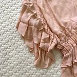 The Kooples NWOT  Ruffled Short Sleeved Top Size 1 Blouses Pink Womens Photo 4