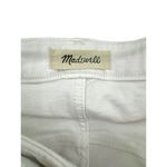 Madewell 10" High-Rise Skinny Jeans Pants Solid White Size 37P Women's Plus Size Photo 3