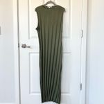 Stateside  Olive Ribbed Midi Bodycon Dress Photo 3