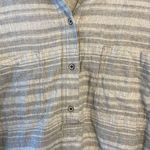 Lou & grey  Gray Stripe Blouse Photo 4