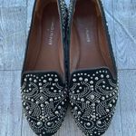 Donald Pliner DEBBI Suede Studded Flat Shoes Black Silver Women’s Size 6 Artsy Photo 5