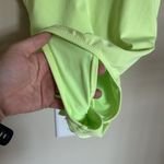 Athleta  Women's Seychelles One Piece Neon Green/Yellow Bathing Suit Swim‎ Small Photo 2