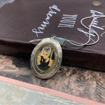 Audrey Hepburn Classic Icon Locket Pendant Necklace Stainless Steel Black Photo 7