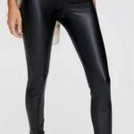 Wilfred Free  Faux Leather Daria Black Leggings Photo 0