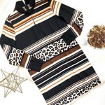 DKNY Womens  Mixed Pattern Dress - Sz M Photo 2