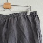 NWT J. Jill Pants 100% Linen Slate Gray Size Large Petite Photo 3
