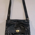 Fossil • Black Lamb Leather Stanton Crossbody Multi-Pocket Adjustable Versatile Photo 0