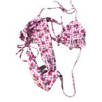 Cherry Print Pink Bikini Set Size L Photo 3