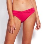 Seafolly New Solid Twist Band Hipster Bikini Swim Bottom Raspberry Pink Photo 1