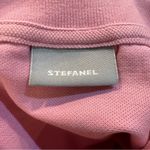 Stefanel Women's Pink Cap Sleeve Polo Mini Tennis Dress Size Large Photo 8