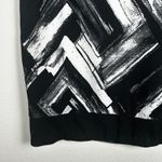 Worthington Black White Abstract Print Pencil Skirt Sz 18 Work Staple Maximalist Photo 2