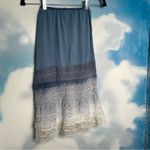 Vintage hand dyed slip skirt Gray Size XS Photo 3
