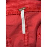 Free People In My Feelings Cropped Red Velvet Pants Size Small Photo 6