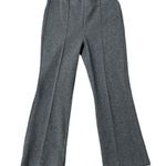 Anthropologie Cartonnier Womens Knit Pants Size S Cropped Flare Office Casual Gray Photo 0