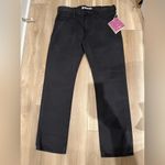 NWT Mother Denim SNACKS! The Down Low Sweet Tooth Skimp Jeans in Faded Black 25 Brown Photo 4