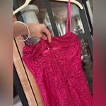 Hello Molly Fun Party Girl sequins mini dress bodycon corset barbiecore vegas Photo 7