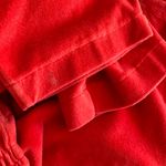 Saks 5th Avenue VTG Saks Fifth Avenue Orange Velour Long Sleeve Zip Front Collar Jumpsuit, sz. L Photo 10