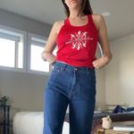 ‘Park City Nordic Ski Club’ red dry fit fire hydrant red workout tank top 🔥 Size XS Photo 1