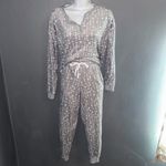 Nautica  Women’s Winter Gray Warm Long Sleeve Pajamas Pajama Set Small Photo 2