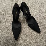Nina  Black Pointed Toe Dressy Heels Women’s Size 6.5 Photo 4