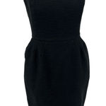 Lilly Pulitzer LILLY‎ PULITZER Black Textured Knit Strapless Short Dress Knee Length Stretch Photo 0
