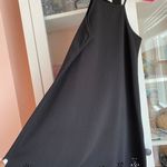 NEVER WORN black Flowy Dress With Cutout Pattern Size XS Photo 0