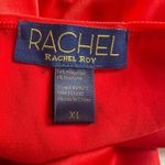 Rachel Roy Rachel  Red Chemise Slip Gown Lingerie Valentines Sexy Satin Lace XL Photo 8