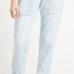Soft Surroundings Chambray Jogger Drawstring Pants Size S Photo 0