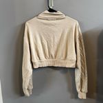 Urban Outfitters  Cream Trina Cable Knit Sweatshirt Photo 6