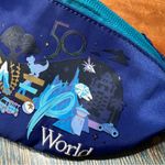Disney World 50th Anniversary Blue Graphci Waist Bag Fanny pack adjustable Photo 2