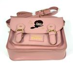 Harry Potter  Messenger Bag Vegan Leather in Dusty Rose Crossbody Top Handle Photo 12