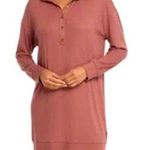 Danskin  NWT double sided rib knit sleepshirt mauve color woman size XL Photo 0