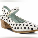 Spring Step  L’Artiste Dotanella Polka Dot Heels sz 8 Photo 0